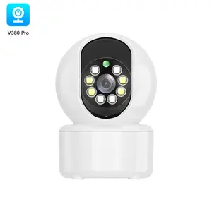 Fotocamera doppia sorgente luminosa V380 corpo tracking scheda di memoria vocale memorizza 3mp telecamera di rete wifi