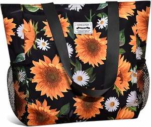 Free Sample Custom Pattern Printing Modern <b>Travel</b> Beach <b>Bag</b> Summer Waterproof Silicone Rubber <b>Handbag</b> Large Medium High Quality - Product Image 6