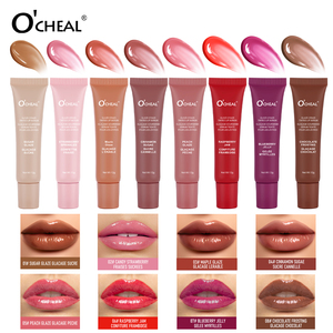 Private Label Organic Hydrating <b>Lip</b> Balm High Shine Tinted Hyaluronic Acid Shea Butter <b>Lip</b> Care Makeup OEM Wholesale - Product Image 5