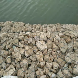 China Lieferant verzinkt beschichtet Flut stein Gabion Box Preis Stein korb Gabion Mesh