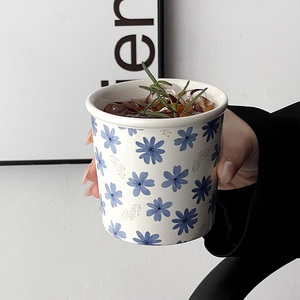 Mug à café personnalisé sans poignée, tasse à latte art, tasse en céramique élégante pour femmes - Product Image 3