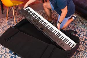 Grand sac de <span class=keywords><strong>piano</strong></span> rembourré personnalisé housse de rangement pour clavier de <span class=keywords><strong>piano</strong></span> sac de transport pour instruments de musique - Product Image 5