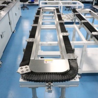 Rails de guidage circulaires linéaires en acier poli légers, accessoires pour drones, usinage de précision, lignes de transfert, roulement réglable