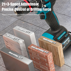 Perceuse électrique <span class=keywords><strong>sans</strong></span> <span class=keywords><strong>fil</strong></span> Mamidw 85N.M, design ergonomique, construction robuste, <span class=keywords><strong>visseuse</strong></span> <span class=keywords><strong>sans</strong></span> <span class=keywords><strong>fil</strong></span> puissante, pour batterie 18V - Product Image 3