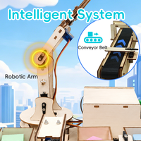 Kit Educativo Zetok Smart Factory STEM, Juguetes Educativos, Rompecabezas 3D, Bloques de Construcción, Juguetes de Modelado para Educación, Placas de Construcción