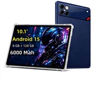 Tablet I18 Pro 10" IPS 8+128GB MTK Android 15 untuk Gaming dan Hiburan Meksiko & Amerika Latin