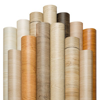 Papier peint PVC auto-adhésif Liying LY-F01 en acrylique renforcé, motif grain de bois, épaisseur 0,12 mm, imperméable, vente en gros transfrontalière