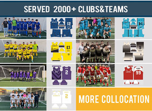 Camisetas de Fútbol para Hombre, Personalizadas al por Mayor, con Impresión por Transferencia de Calor, Nombre del Equipo, Número, Secado Rápido, Transpirables, 100% Poliéster - Product Image 6