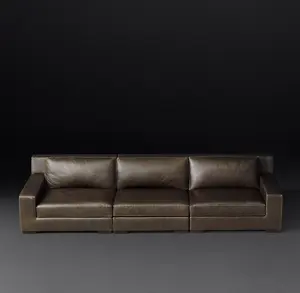 Sassanid OEM originale fornitura di fabbrica Design moderno <span class=keywords><strong>Modena</strong></span> cingolo divano componibile in pelle componibile - Product Image 4