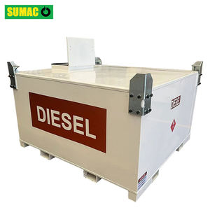 Bomba de doble pared Sumac de 5000L-Tanque de transporte incluido-Almacenamiento y suministro in situ de líquidos inflamables para construcción, agricultura - Product Image 1