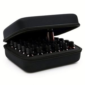 Vente en gros de porte-huiles essentielles en cuir Eva personnalisé avec logo, 3 ml, 5 ml, pour voyager, stockage et transport d'huiles essentielles, capacité de 30 huiles - Product Image 1