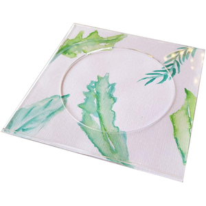 Sous-verres en acrylique transparents économiques pour DIY, porte-serviettes de cocktail, décoration de <span class=keywords><strong>table</strong></span>, support de <span class=keywords><strong>serviette</strong></span>, insert de <span class=keywords><strong>serviette</strong></span>, sous-verre pour boisson - Product Image 2