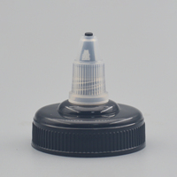 38/400 38mm Sauce en plastique Ketchup Twist Off Top Pointed Cap Long Buse Ribbed Fermeture Vis Couvercle facile à ouvrir pour bouteille à presser