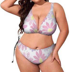 Plus Size Hot Print Bikini Set-Colección de trajes de baño de verano sexy - Product Image 1