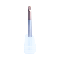 Fraise à rayonner en carbure monobloc, fraise CNC personnalisée en alliage dur, 4 dents, revêtement TiAlN, outil d'usinage des métaux