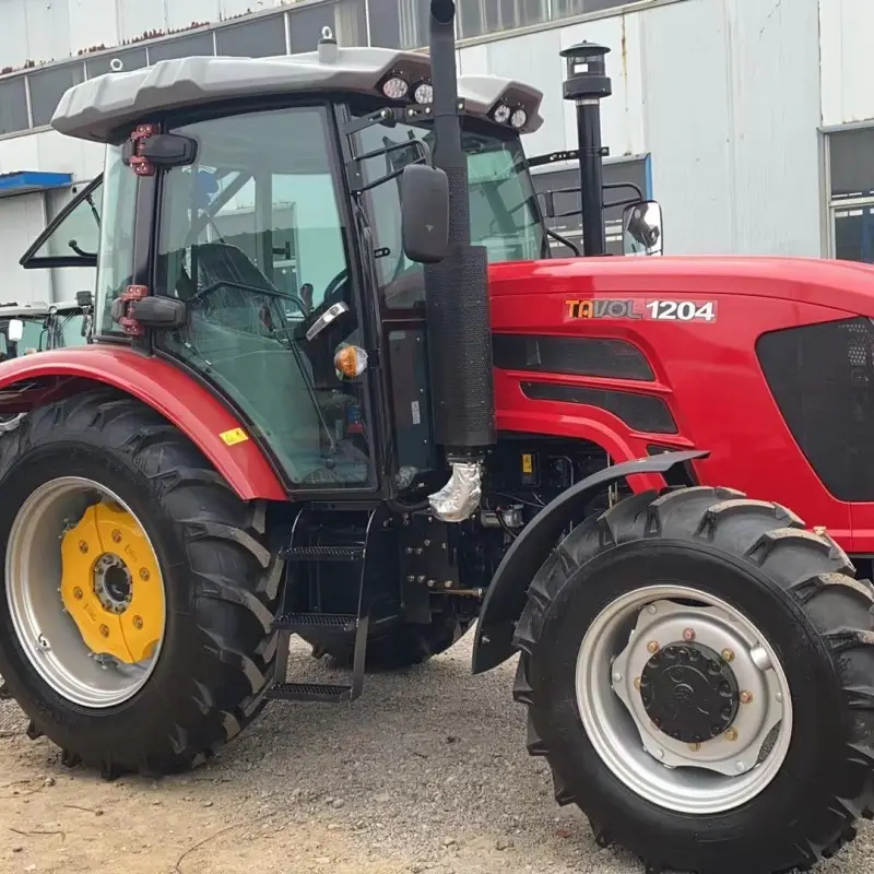 Tractor de 4 ruedas para granja agrícola, 120HP