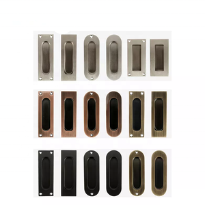 SS-JL-ALS-Handle Furniture Stainless Steel Brushed <strong>Black</strong> Kitchen Recessed Handle Flush <strong>Pull</strong> Handle - Product Image 2