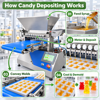 Machine de production de bonbons, de confiseries, de vitamines et de sucreries dures de taille moyenne pour usage domestique, avec fonction de pesage de précision
