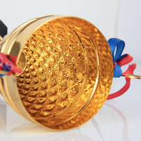 Prix de fabrication Golden Plated Crafts Awards World Globe Metal Trophy College Basketball Competition Trophy Award Metal Metal