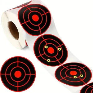 Autocollants en papier personnalisés pour cible de tir aux éclaboussures fléchettes et arc autocollants pour cible de visée