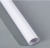 Film statique PVC givré décoratif pour vitres, idéal pour salle de bain, maison et bureau - Vente chaude