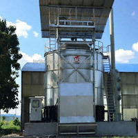 Fermenteur Wanfeng SUS304+Q235B+Peinture d'habillage 380V, Cuve de Fermentation de Fumier à Haute Productivité