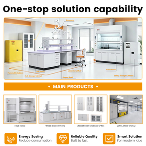 Cappa di Aspirazione Mach-Aire Interamente in Acciaio, Superficie in Resina Epossidica - Design Moderno Personalizzabile per Uso in Scuole, Ospedali e Laboratori - Product Image 5