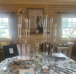 เชิงเทียนอะคริลิคใสเชิงเทียนคริลิค - Product Image 2