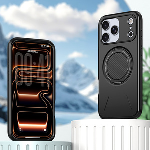 MOQ 500 resistente 360 °   Funda para teléfono con soporte giratorio para Apple <span class=keywords><strong>iPhone</strong></span> 18 17 16 15 Plus, funda magnética con anillo magnético. - Product Image 1