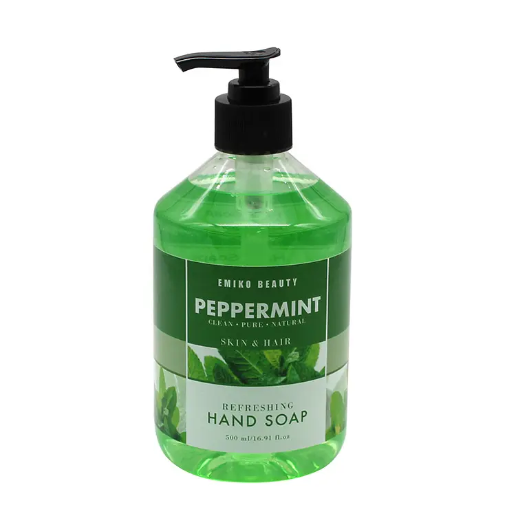 Peppermint Bacteria Refillable Liquid Bulk Foam Aloe Vera Hand Soap