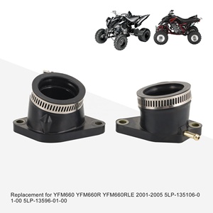 GOOFIT 2 pz/set carburatore collettore di aspirazione del cofano giunto di avvio L/<span class=keywords><strong>R</strong></span> sostituzione per <span class=keywords><strong>YAMAHA</strong></span> YFM660 YFM660R YFM660RLE - Product Image 5