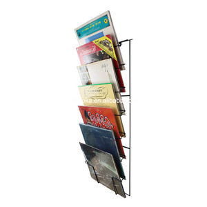 Black or White Wall Mounted <strong>Vinyl</strong> Record <strong>Storage</strong> Stand Hanging Record Display Rack Shelf Oil Painted GOKA HOT - Product Image 4