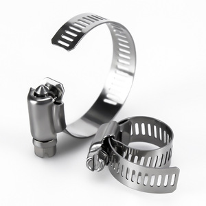 Holles 304 Stainless Steel <b>Hose</b> <b>Clamps</b> 46-70mm American Style Pipe <b>Clamps</b> for Repair and Replacement - Product Image 3