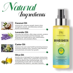 Gel de tressage torsadé Locs de 120ml avec étiquette personnalisée, spray de brillance pour tresse extra tenue et longue durée, <span class=keywords><strong>mousse</strong></span> pour tresse brillante - Product Image 3