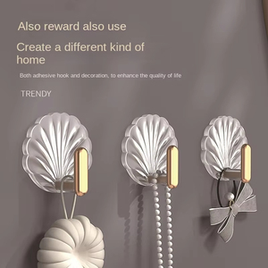 Crochets muraux en forme de clé pour salle de bain, écologiques, organisateur de rangement pour vêtements et manteaux, forte capacité de charge, installation facile, vente en gros - Product Image 2