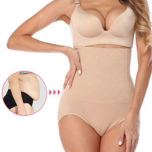 Moldeador de cuerpo de cintura alta y Control de barriga para mujer, ropa interior transpirable moldeadora de glúteos - Product Image 1