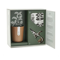 Boîtes d'emballage pour plantes en pot personnalisées en gros avec ciseaux Boîte d'emballage en carton rigide pour fleurs de fleurs Boîte recyclable