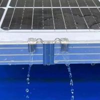 Clips de drainage d'eau pour panneaux solaires, clips de nettoyage pour modules photovoltaïques, élimination de l'eau et de la poussière, 30/35/40mm