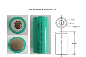แบตเตอรี่ลิเธียม-ไอออนแบบชาร์จได้ รุ่น 32700-6.0  3.2 โวลต์ - Product Image 6