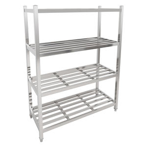 ชั้นวางของสแตนเลสขัดเงาสำหรับครัวเชิงพาณิชย์ เหมาะสำหรับโรงแรม ร้านอาหาร และคลังสินค้า - Product Image 3