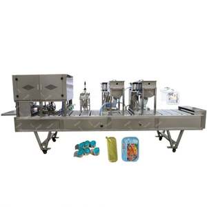 Machine de remplissage et de scellage automatique de tasse de sauce de jus de glaçon d'eau de yaourt linéaire à grande vitesse - Product Image 5