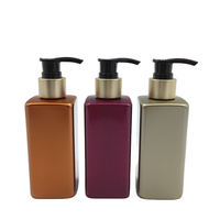 Fournisseur OEM Bouteille en plastique personnalisée OEM Bouteilles carrées noires 120ml 200ml 250ml Bouteille carrée en PET