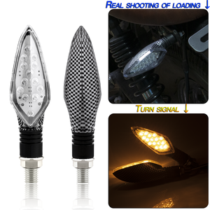 12V Universal Street Motorcycle Dirt Bike Led Clignotant Indicateur Lumineux - Product Image 5