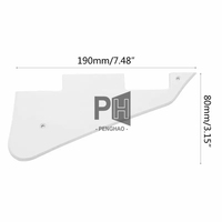 Plaque de protection pour guitare LP, plaque anti-rayures pour guitare Gibson Les Paul avec support et vis, pièce d'instrument