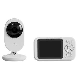 Meilleur babyphone sans WiFi, écran de 2,8 pouces, vision nocturne, audio bidirectionnel, affichage intelligent de la température, caméra vidéo étanche IP65 - Product Image 2