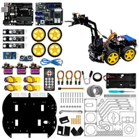 LAFVIN מכאני 4WD רובוט זרוע לרכב עבור Aduinos רובוט זרוע לתכנות גזע צעצועים/תמיכת אנדרואיד צעצוע רובוטים עבור arduinos