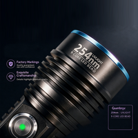 Lampe torche UVC à ondes courtes 254 nm pour la détection de minéraux fluorescents, de phosphorescents et de plaques de chromatographie TLC sur de grandes surfaces