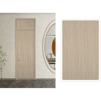 Gute Isolation und Schall dämmwirkung PVC-Harz material Holz-Kunststoff-Verbund türen mit Form verfahren