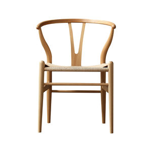 <span class=keywords><strong>Chaise</strong></span> de <span class=keywords><strong>salle</strong></span> à <span class=keywords><strong>manger</strong></span> de haute qualité au <span class=keywords><strong>design</strong></span> moderne et simple, en bois massif et corde tressée, pour une ambiance détente. - Product Image 3