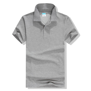 เสื้อโปโลชายพิมพ์ลายโลโก้แบบกำหนดเอง แขนสั้น สำหรับผู้ชาย - Product Image 2